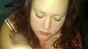 amy's huge black tits bounce as she deepthroats my throbbing cock