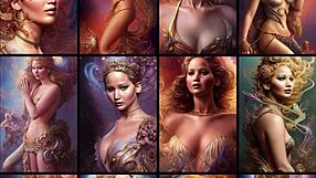 Celebrity Goddess Jennifer Lawrence