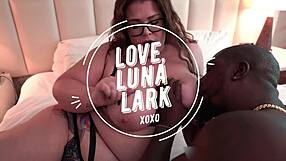 sexy bbw luna lark sucks licks tits bonez montana interracial
