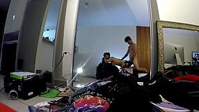 young amateurs tease suck fuck on sex chair