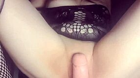 Brazilian Blonde Cutie Moans Riding Thick Dildo in Homemade Solo Climax