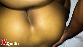 xquillix bends black big ass over for hardcore gaping doggystyle quickie