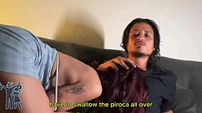 we turn her best friend into skinny latina whore femdom big cock action