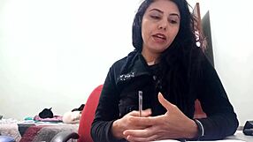 vlog with horny indian latina milf sarah rosa exploring her wildest bizarre ass tits fetishes