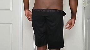 early morning nude babe undresses spreads wide open ass cheeks