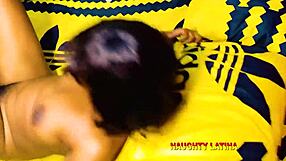 damn black teen 18+ bangs best friend's sister doggystyle in apartment 🍑 ebony queen