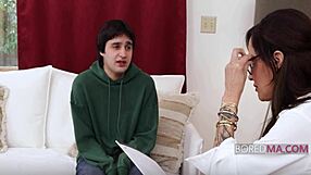 granny doctor freeuses patient bent over for porn boredom therapy