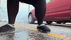 Wife's Creampie Cleanup After Road Head, Rimming and Shop Sex Explosion!