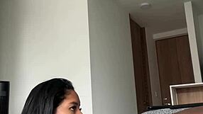 Nysdel Slurps Sloppy Blowjob on Stepbrother's Thick Cock Amateur Couple