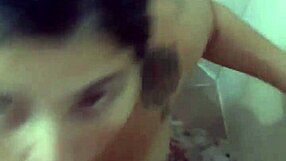 Tits Covered in Cum Shower Bathroom Armpit Fetish Blast