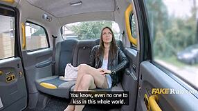 Divorcee slut cures blues with backseat group fucks in taxi stockings.