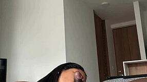 Nysdel Slurps Sloppy Blowjob on Stepbrother's Thick Cock Amateur Couple