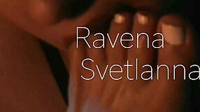 Svetlanna seduces Ravena with white toenails