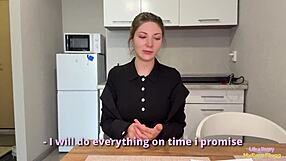 Want That Job? Drop Knickers For Boss Hard Punishment Fuck