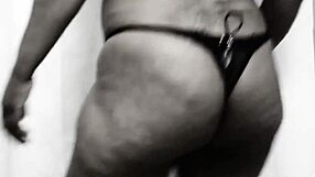 Big Ass Twerks Seductively Before Steamy Shower Bath