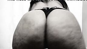 Big Ass Twerks Seductively Before Steamy Shower Bath