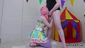 Wacky Teen's Asshole Gets Hardcore Riding and Ass Licking in BDSM Asylum