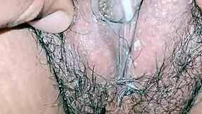 Indian desi chubby housewife hairy pussy doggystyle fucked moaning juicy closeup