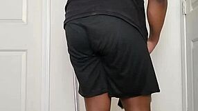 early morning nude babe undresses spreads wide open ass cheeks