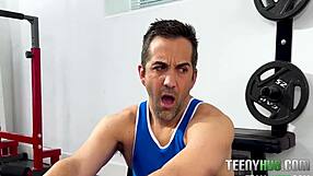 wow petite xochi moon wrestles donnie rock into taboo tit sucking frenzy!