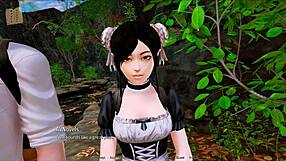 harem hotel game episode 194 builds to intense hotel room action