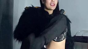 blue teases you flashing her soaked pussy close up