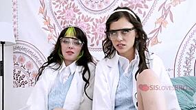 Family Fulfills Teen's Burning Cum Curiosity In Passionate POV