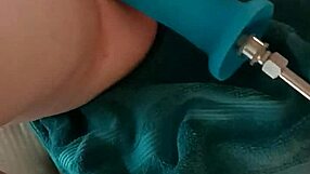 solo girl rides sex machine for nonstop pussy pounding orgasms