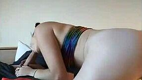 Slutty teen sucks cock with ass small tits big nipples