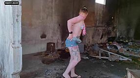 surprised by bbc fucked ass pussy raw no condom creampie