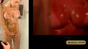 Sexy Brazilian Latina Takes Hot Shower Teasing Photographer Sensually