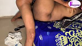 Madam's Husband Pounds Big Ass Ebony Maid Bent Over Doggystyle Quickie