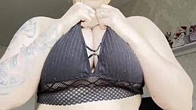 Thick Cream Drips Over Massive Natural Boobs Allure