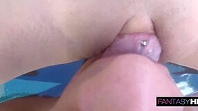 wet latina skinny teen small tits tight pussy drains fat cock poolside doggystyle cumshot