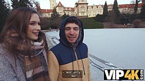 Vip4k Turns Innocent Wife Into Wild Threesome Slut By The Lake