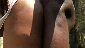 Naija Hottie Ecstatic in Outdoor Homemade Lingerie Natural Tits Fuck