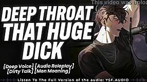 i love my boyfriend's rough throat fucking with dirty talk slaps and cock worship