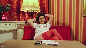 blonde teen model fucks amateurs and shows off tits