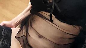 Amateur couple's hidden homemade backstage tease