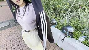 I meet estefani the beautiful colombian neighbor with curves