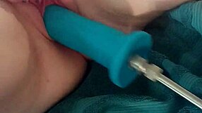 solo girl rides sex machine for nonstop pussy pounding orgasms