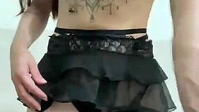 Brazilian Teen In Fishnets Dances Strips Fully Naked