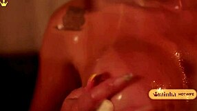 Sexy Brazilian Latina Takes Hot Shower Teasing Photographer Sensually