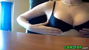 Blonde teen teases on webcam sucking cock hard before massive facial cumshot explosion.