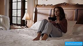 my huge tits ache for brother's hard cock slamming my horny pussy