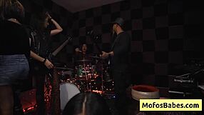 Hot Brunette Nia Bleu Sucks Dick Backstage Then Fucked Doggystyle by Brett Maker