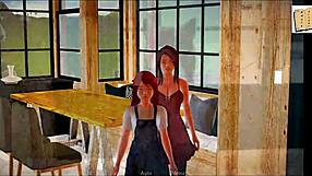 BIG TITS MILF AND TEEN PLAY EROTIC GAME WITH HOMEMADE ASS FUCKING