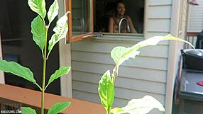 Nikki bends over doggystyle getting fucked her big boobs bouncing wildly