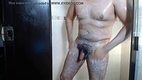 BOY CANCUN TAKES SHOWER AND JERKS OFF HARD IN BATHROOM!