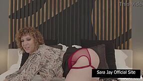 Cute Blonde Sara Jay Fingers Juicy Pussy Lips in Lingerie Till Squirting Orgasm